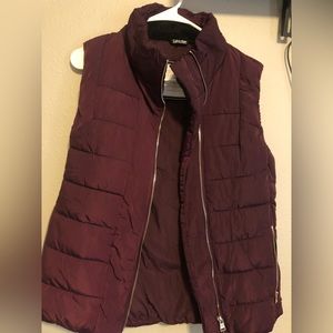 Calvin Klein dark purple vest